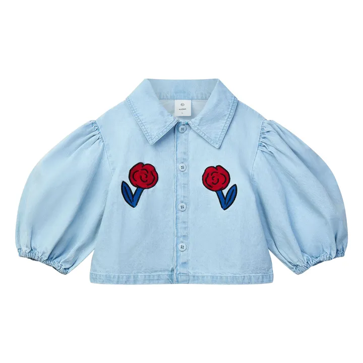 Veste Boléro Annka Denim | Bleu Clair- Image produit n°0