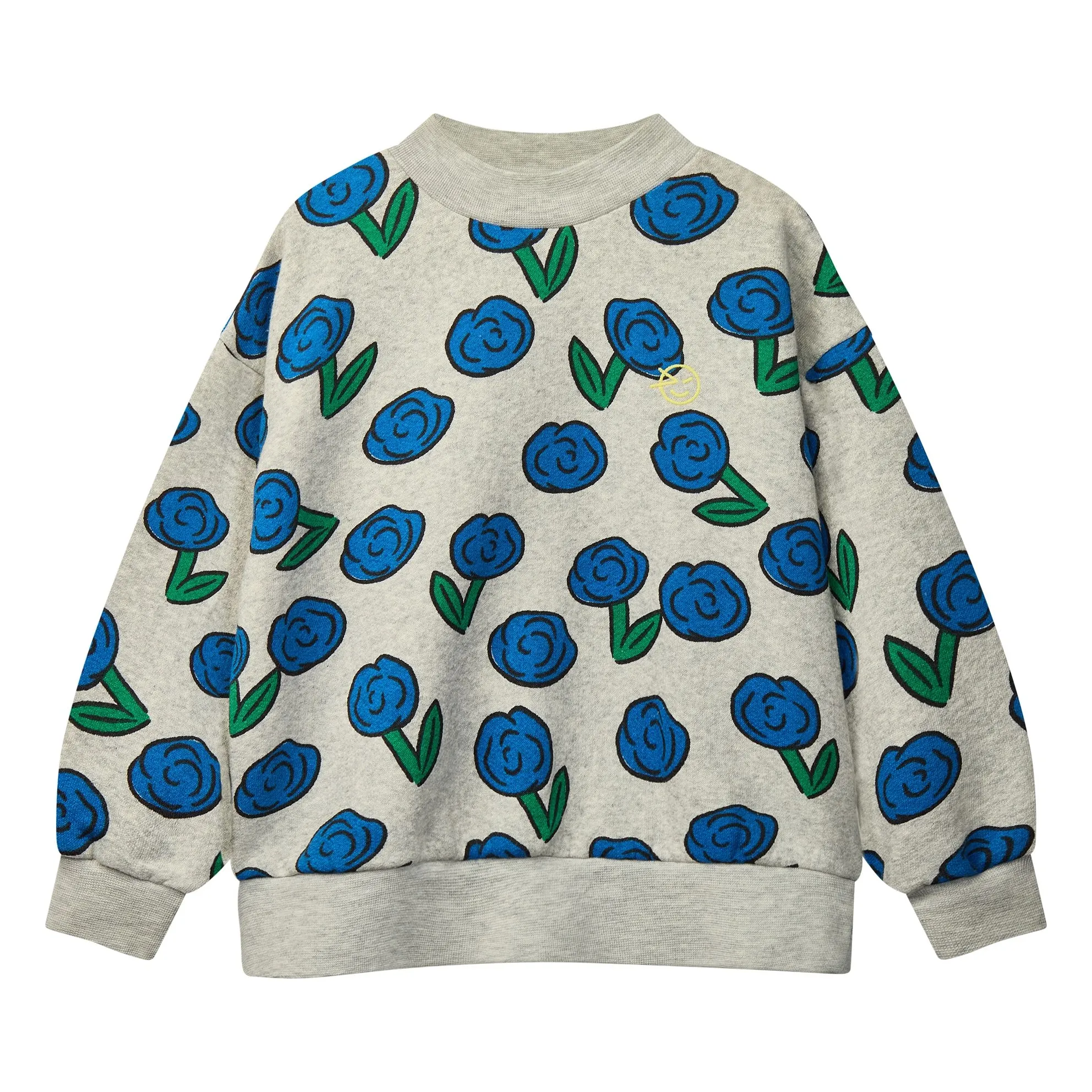 Wynken Heather Grey Sweat Dancing Dahlia