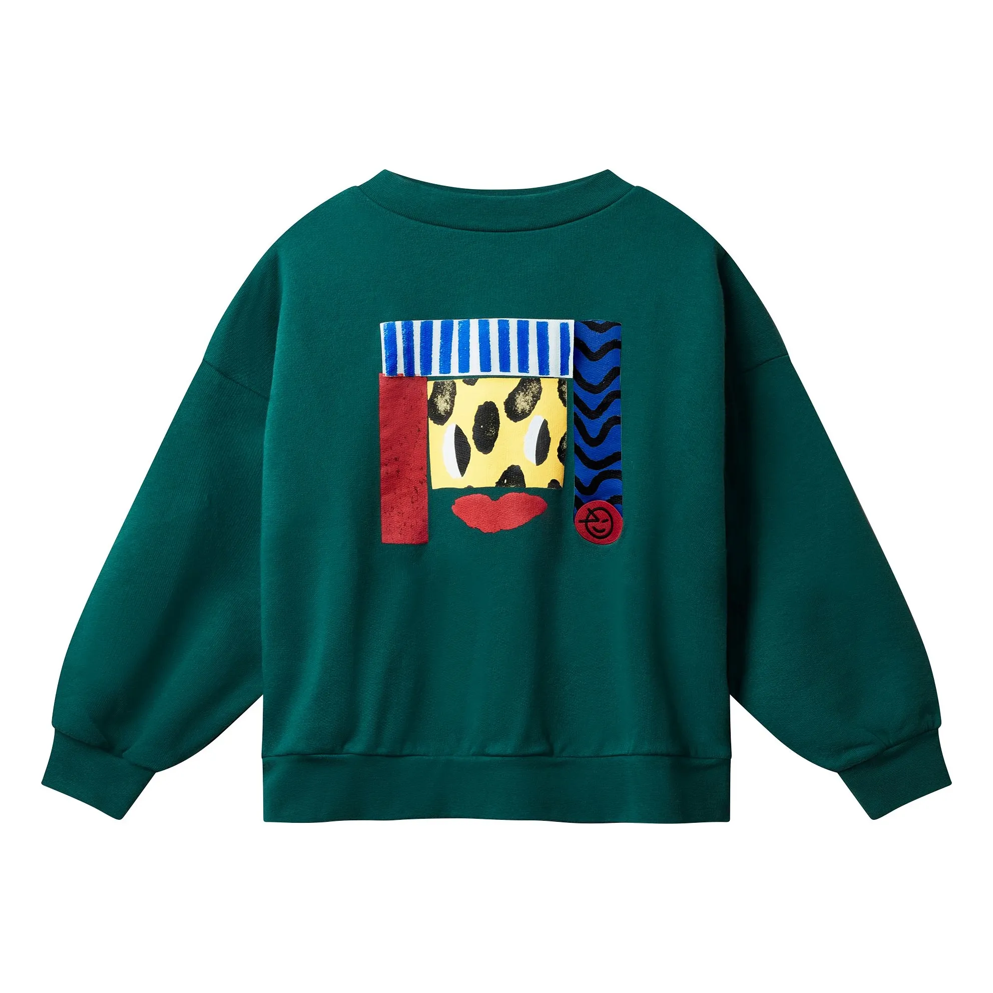 Wynken Dark Green Bravo Organic Cotton Sweatshirt