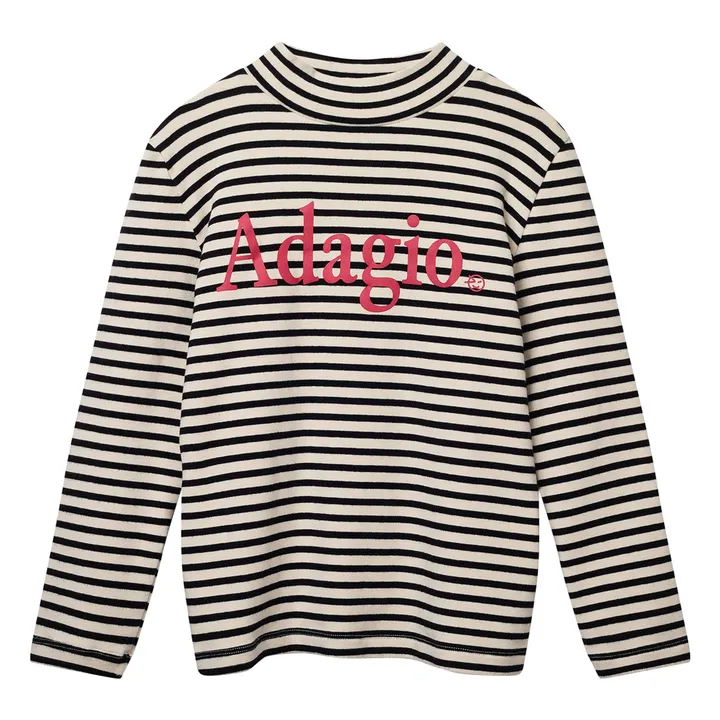 Striped Lento Sweater | Ecru- Product image n°0
