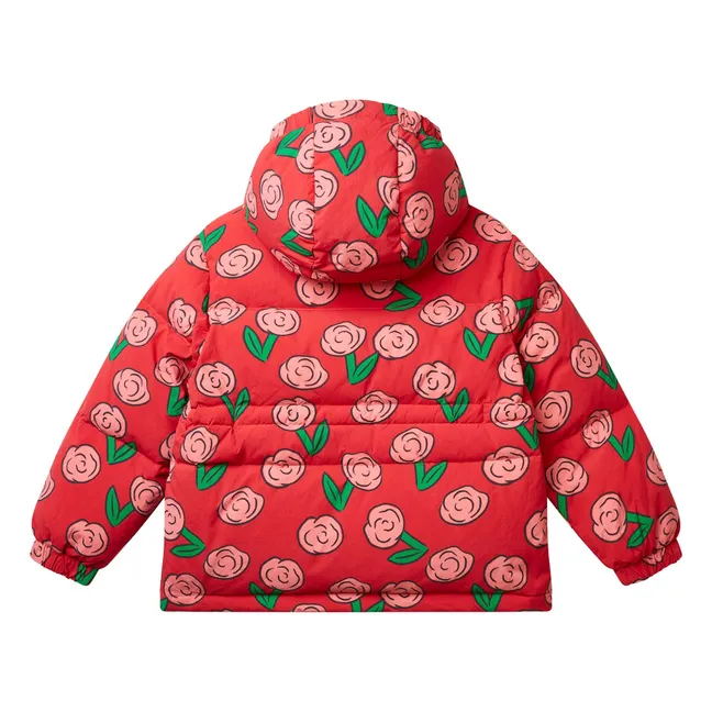 Doudoune Kukka Down Fleurie | Rouge