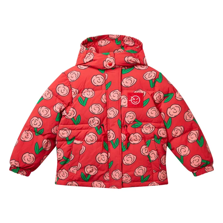 Kukka Down Fleurie down jacket | Red- Product image n°0