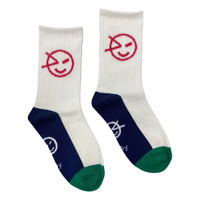 Chaussettes Scale | Ecru