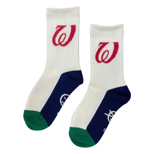 Chaussettes Scale | Ecru