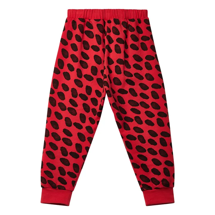 Dash organic cotton jogger | Red- Product image n°2