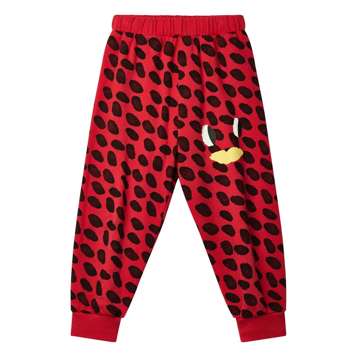 Dash organic cotton jogger | Red- Product image n°0