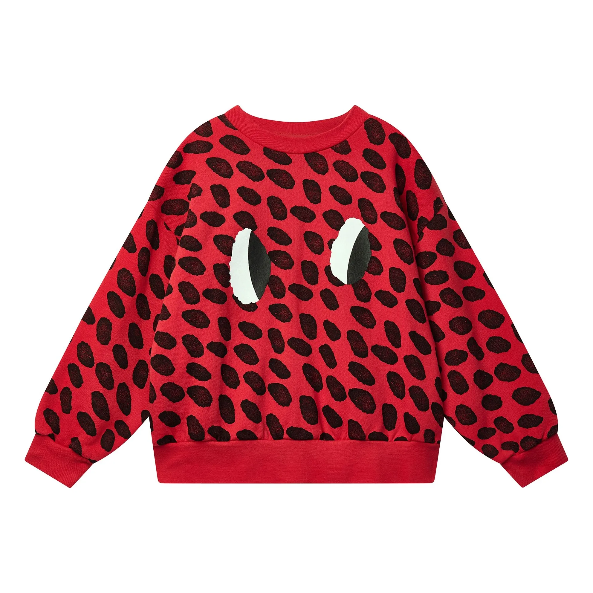 Wynken Red Dash Organic Cotton Sweatshirt
