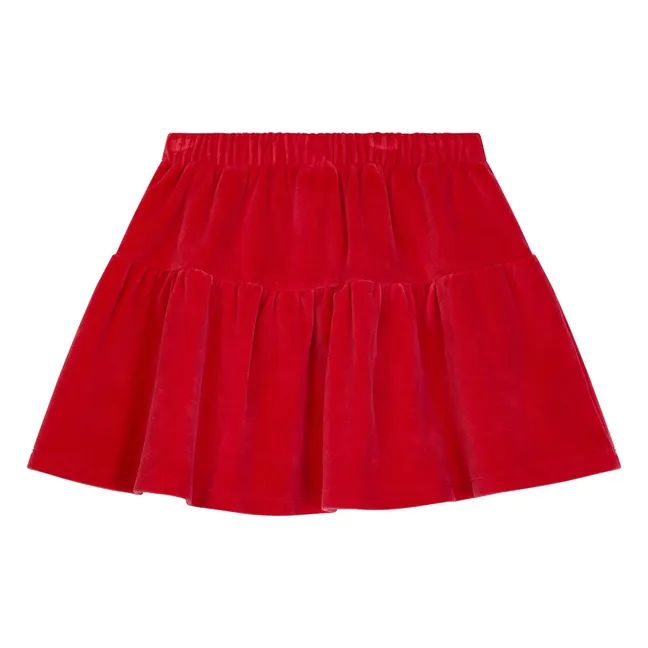 Jupe Sloth Coton Bio | Rouge