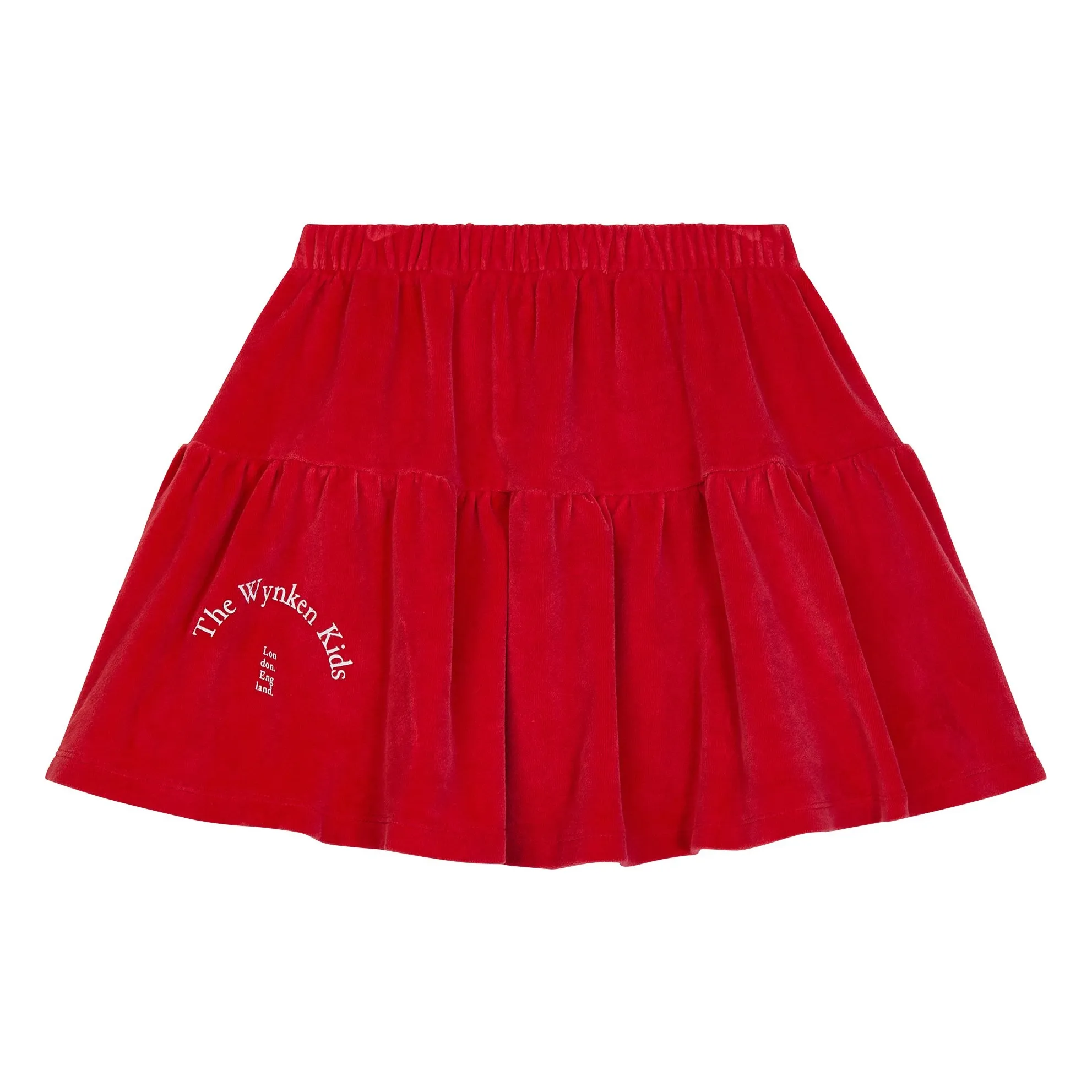 Wynken Red Organic Cotton Sloth Skirt