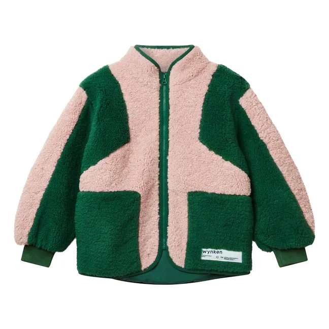 Veste Façon Sherpa Wilderness | Rose pâle