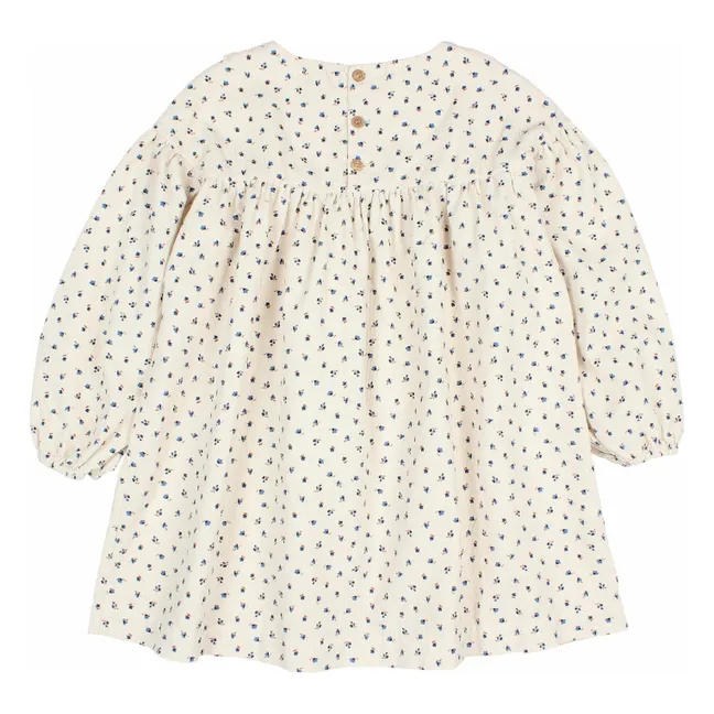 Robe Soft Velours Côtelé Coton Bio | Ivoire