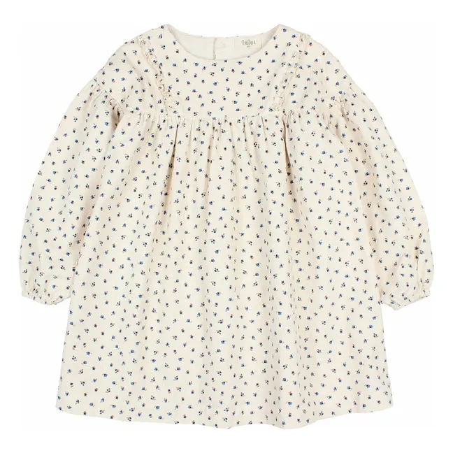 Robe Soft Velours Côtelé Coton Bio | Ivoire