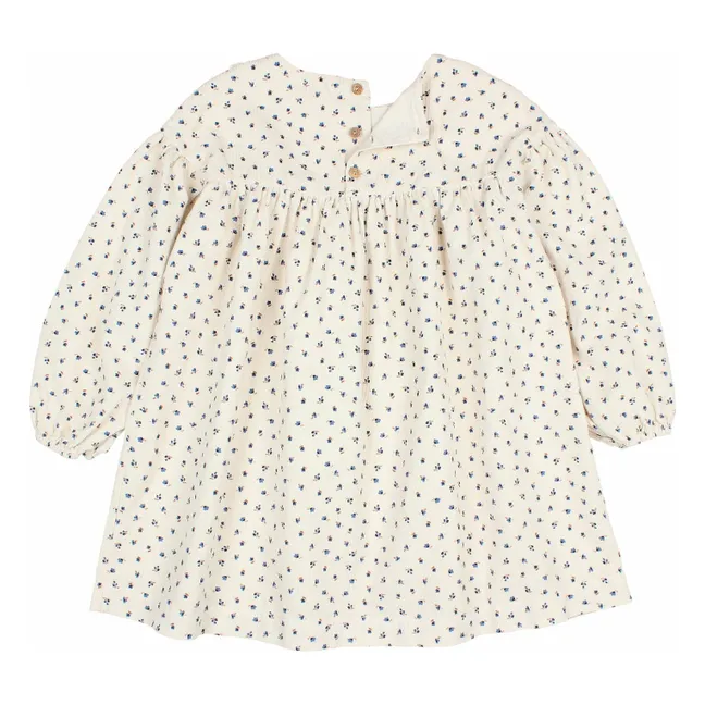 Robe Soft Velours Côtelé Coton Bio | Ivoire