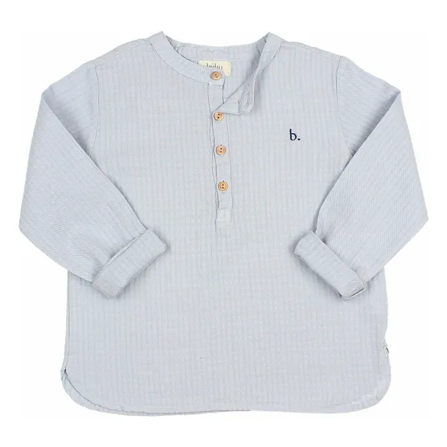 Kurta Baumwollgaze | Graublau