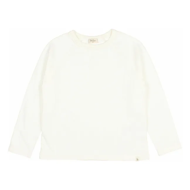 T-shirt casual in cotone biologico | Ecru