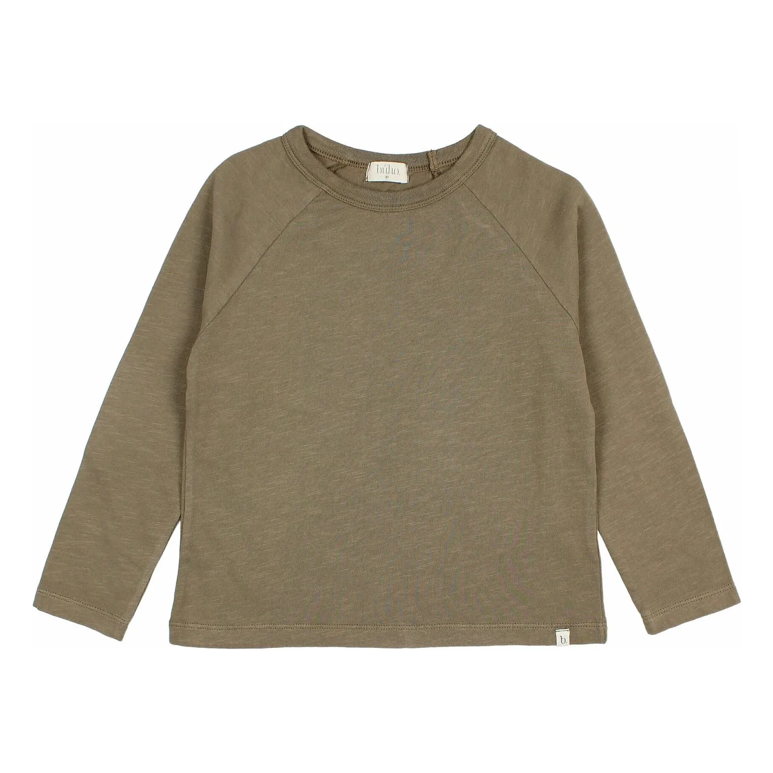 Búho Khaki Organic Cotton Casual T-Shirt