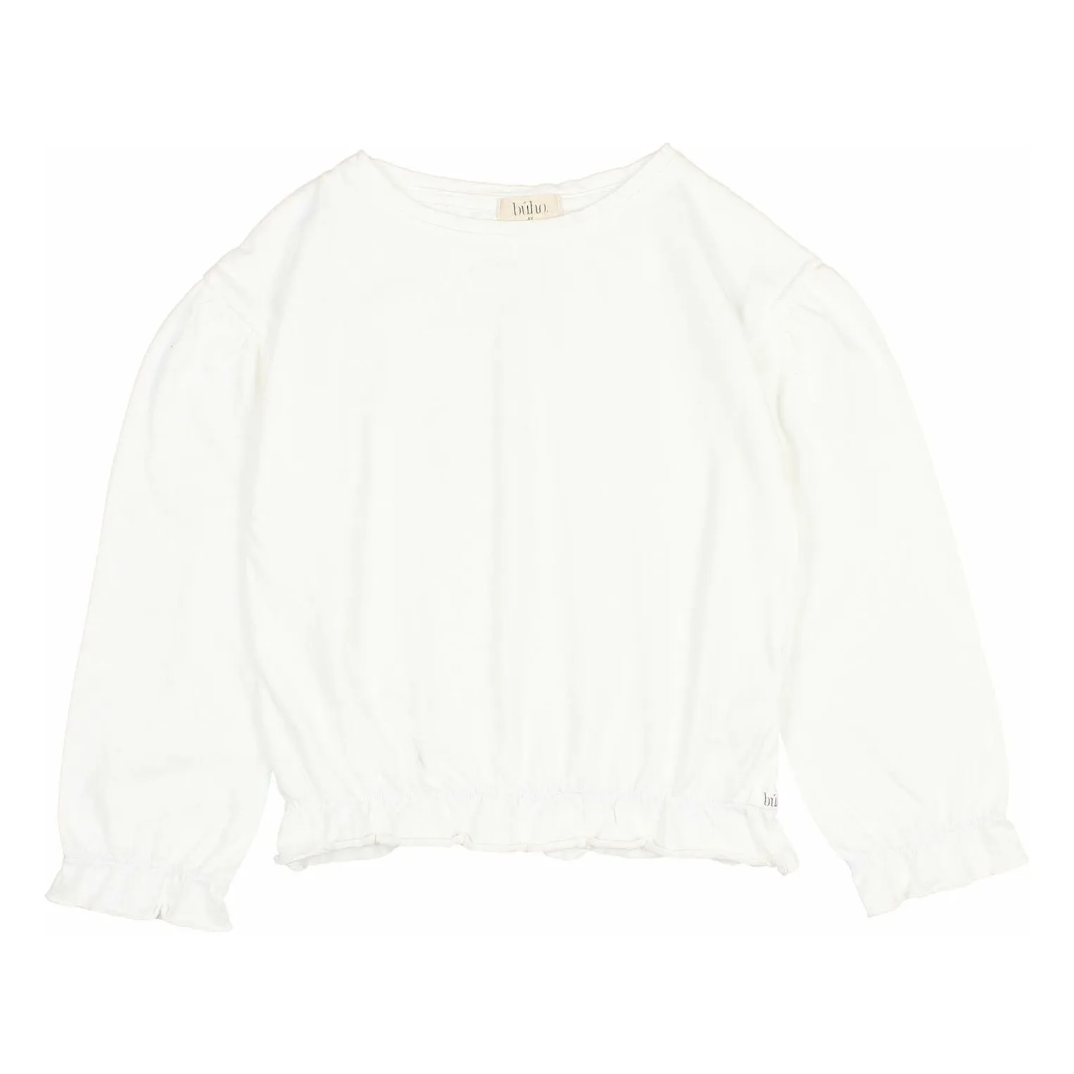 Búho Ecru Girly Organic Cotton T-Shirt