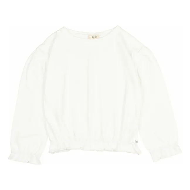T-shirt Girly Coton Bio | Ecru