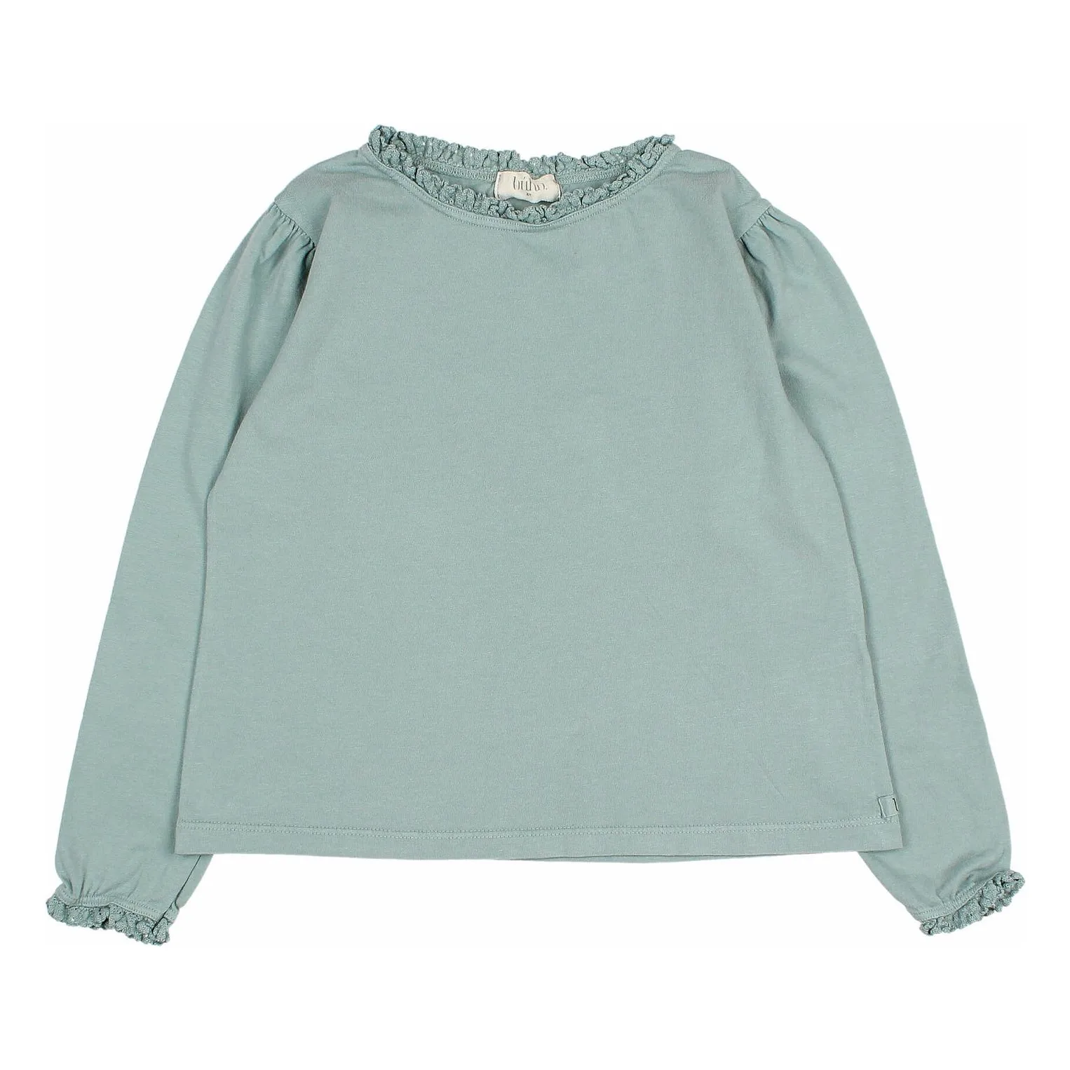 Búho Cedar Green Lace Organic Cotton T-Shirt