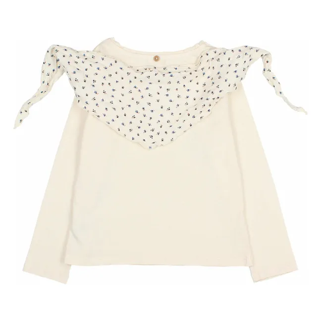 T-shirt Scarf Organic Cotton Gauze | Ivory