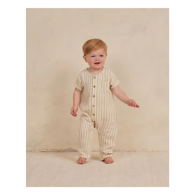 Combinaison Charlie Rayée | Cendre