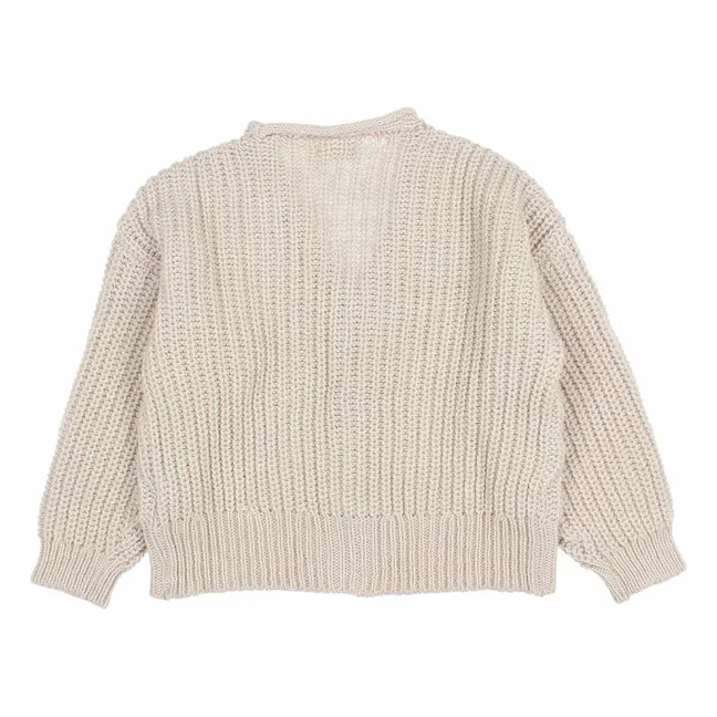 Cardigan Laine Alpaga | Beige