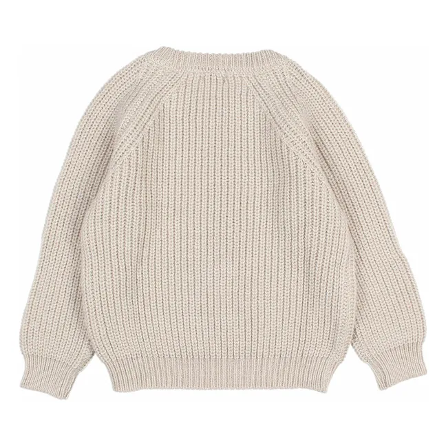 Wool Alpaca Sweater | Beige