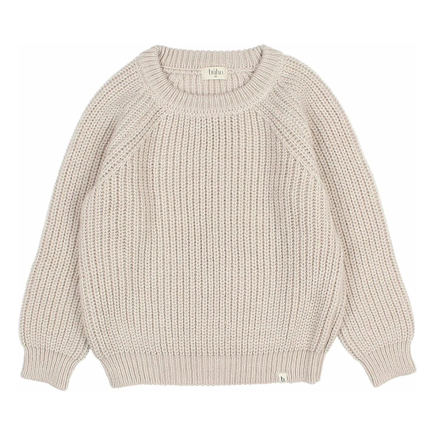 Búho Beige Wool Alpaca Sweater