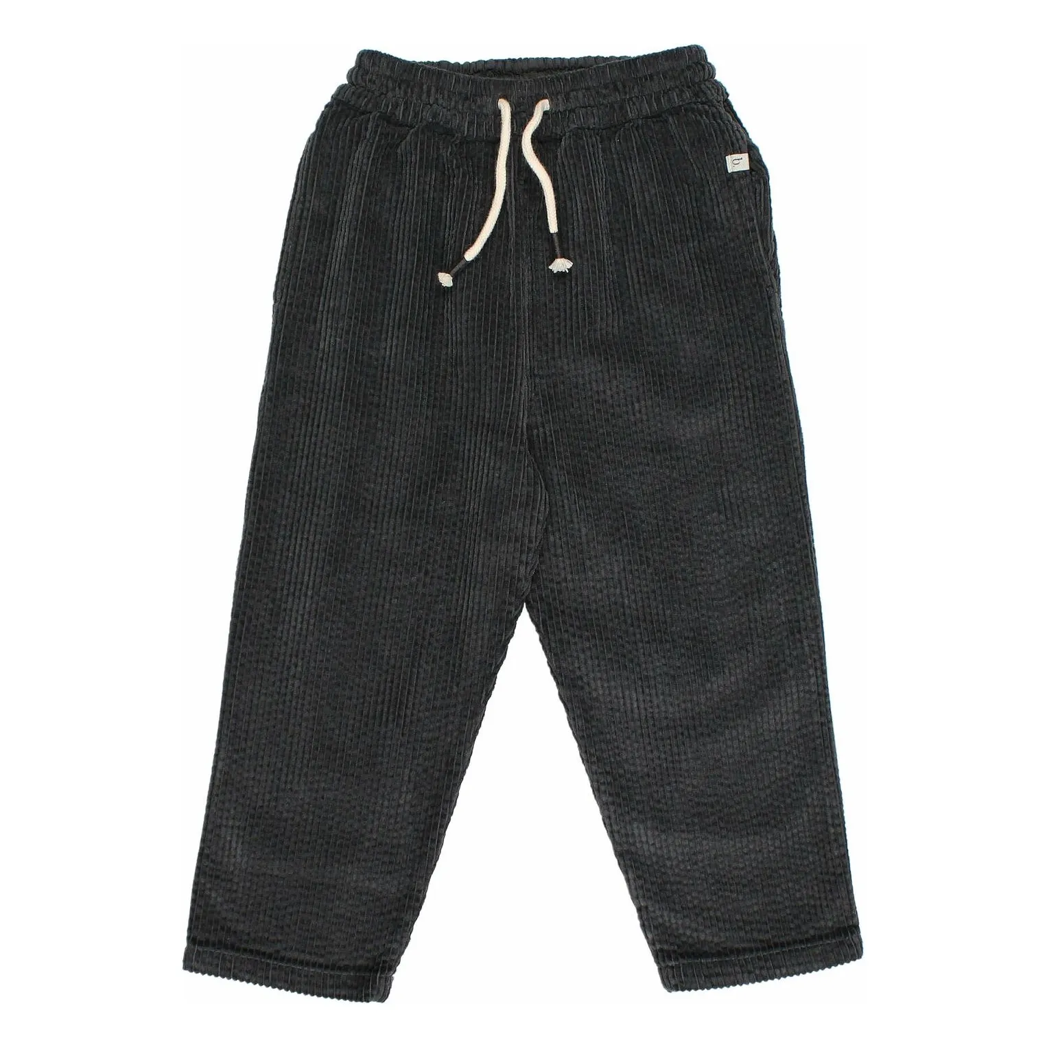 Búho Charcoal Grey Girly Corduroy Pants