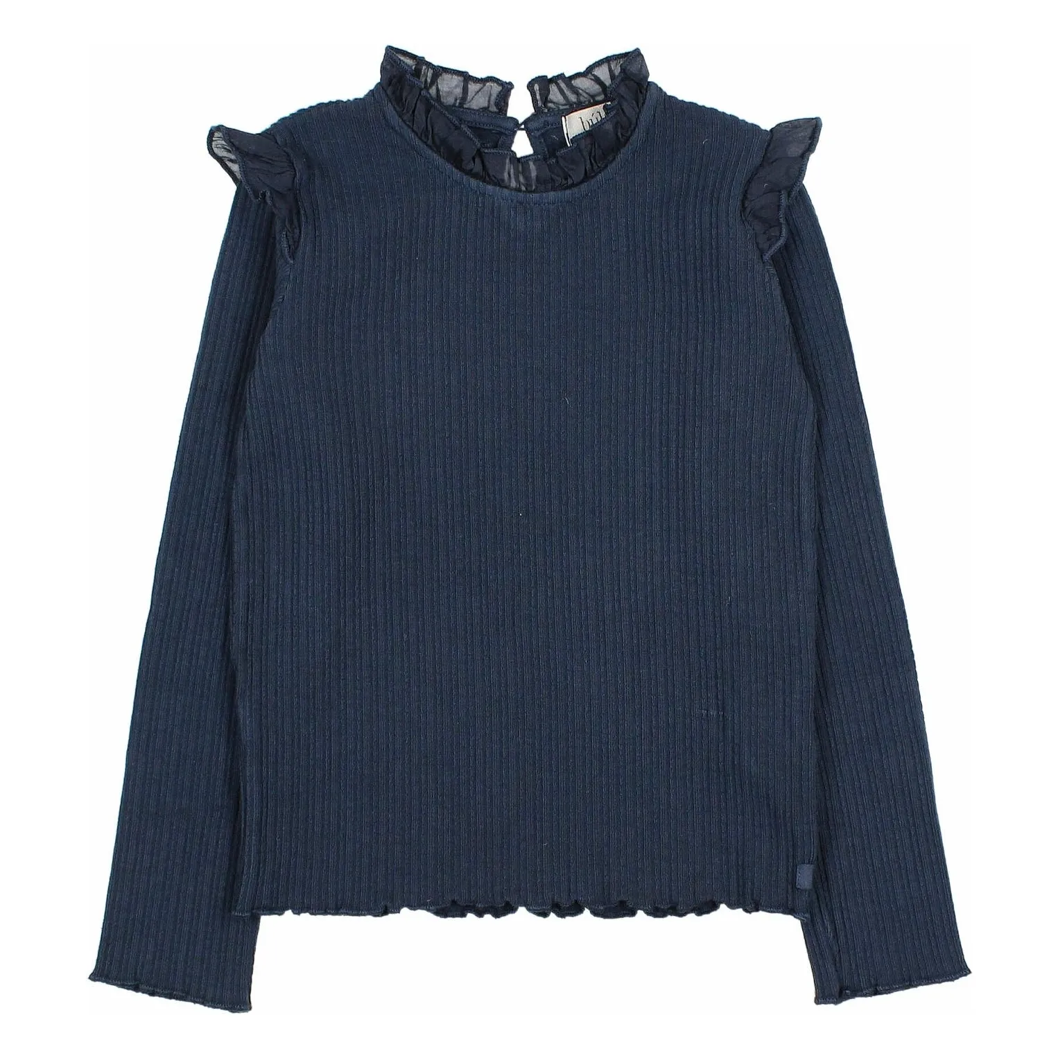 Búho - T-shirt manches longues - Coton - Bleu marine - 2 ans