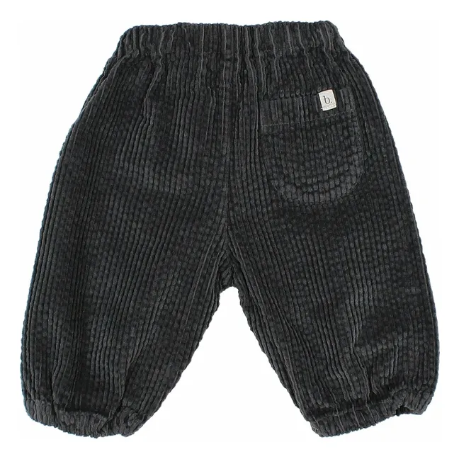 Pantalon Cordon Velours Côtelé | Gris anthracite