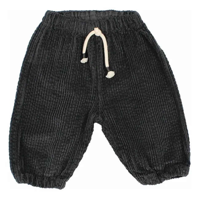 Pantalon Cordon Velours Côtelé | Gris anthracite