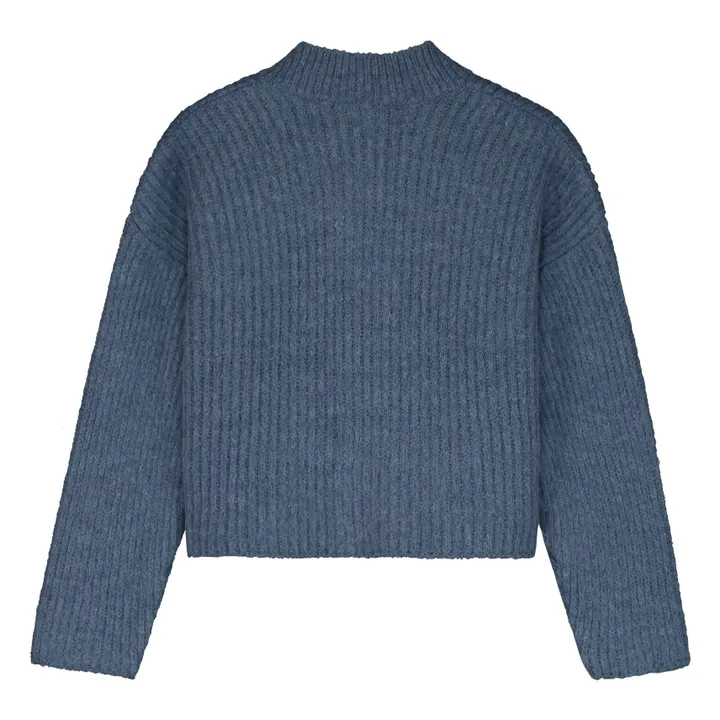 Cárdigan de punto | Azul- Imagen del producto n°2