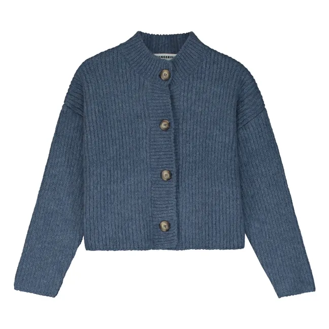 Knitted Cardigan | Blue