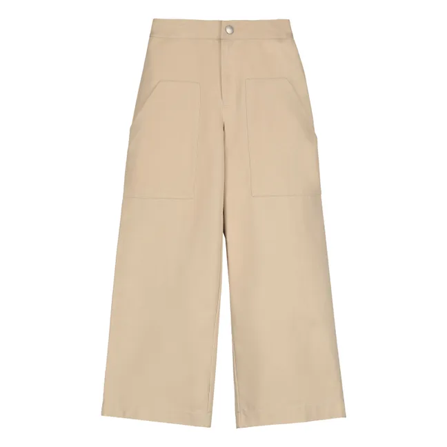 Pantalon Loose  | Beige
