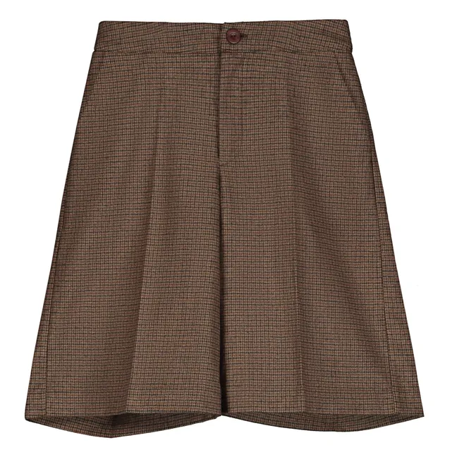 Bermudas de lana | Marrón