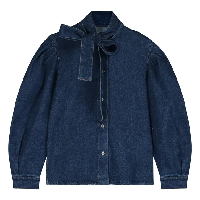 Blouse Nœud  | Denim
