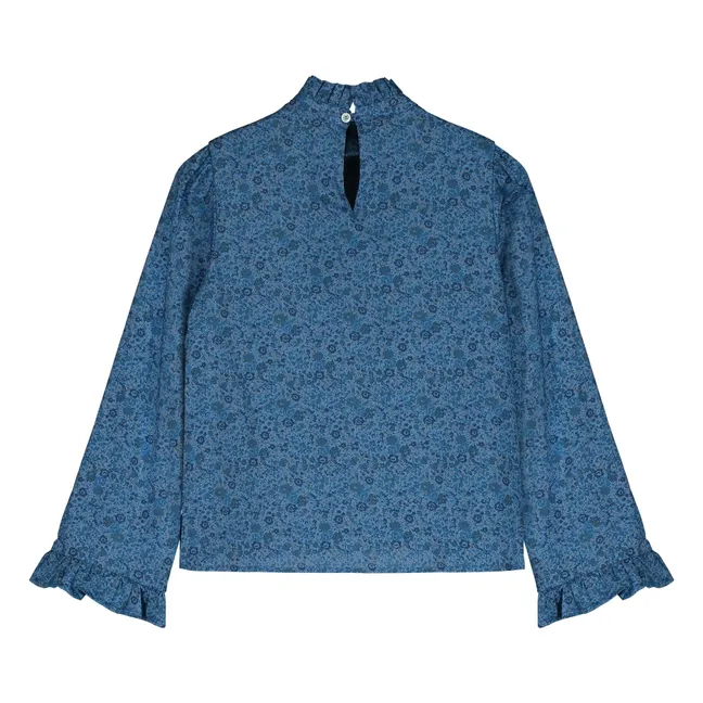Blouse Col Volants Liberty | Beige
