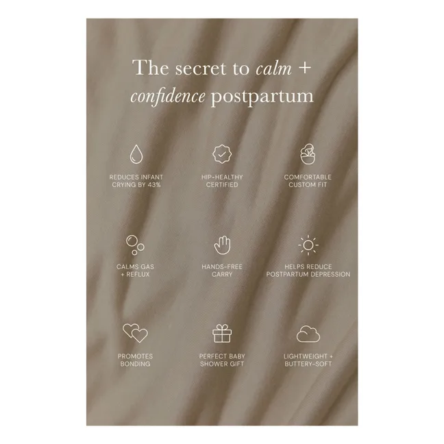 Echarpe de portage en modal | Vert