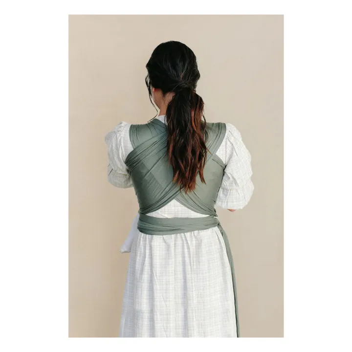 Echarpe de portage en modal | Vert- Image produit n°2