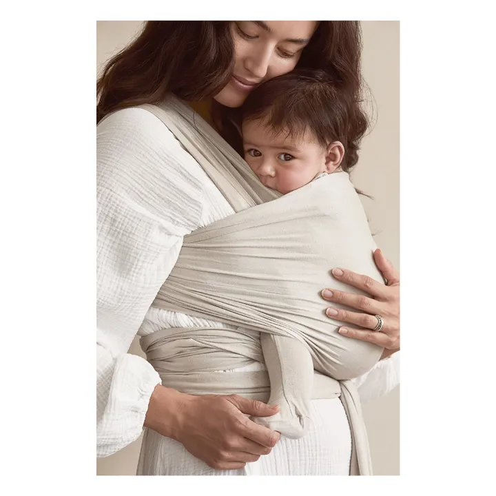 Echarpe de portage en modal | Sable- Image produit n°2