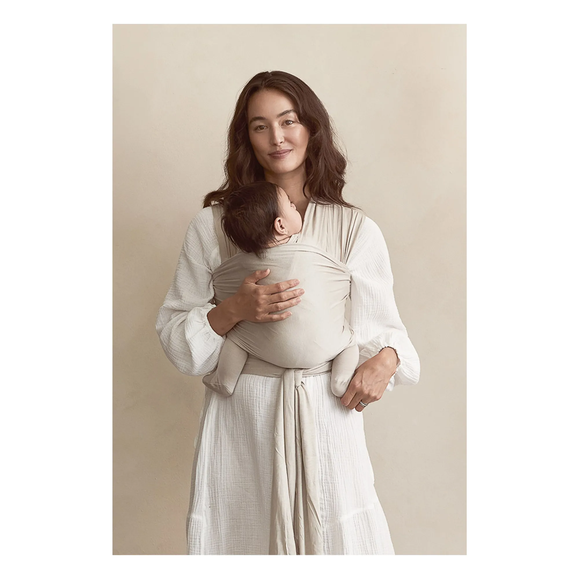 Placeholder vidéo du produit : Echarpe de portage en modal | Sable