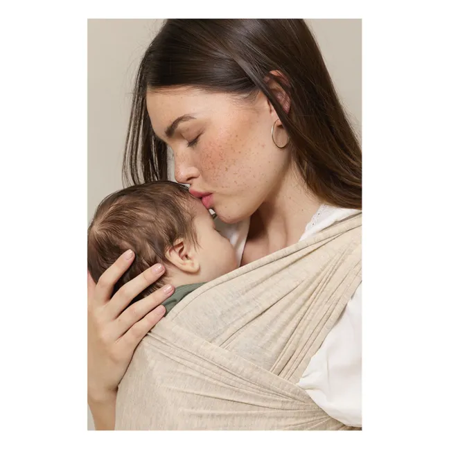 Fascia porta bebè in modale | Beige