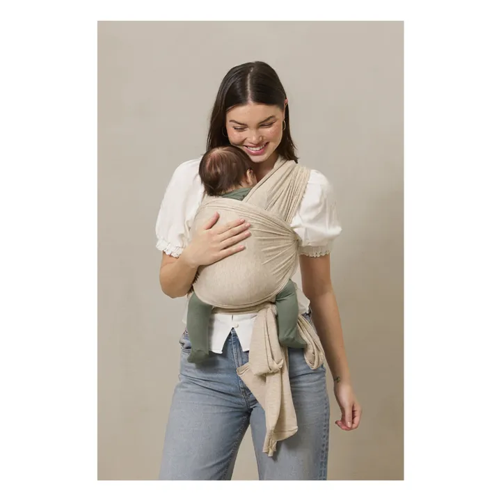 Echarpe de portage en modal | Beige- Image produit n°1