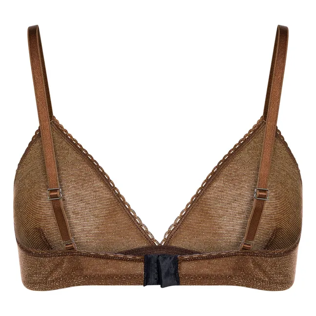 Amethist Metallic Bra | Tabacco