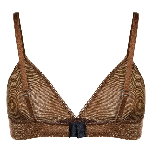 Soutien-gorge Amethist Métallisé | Tabac