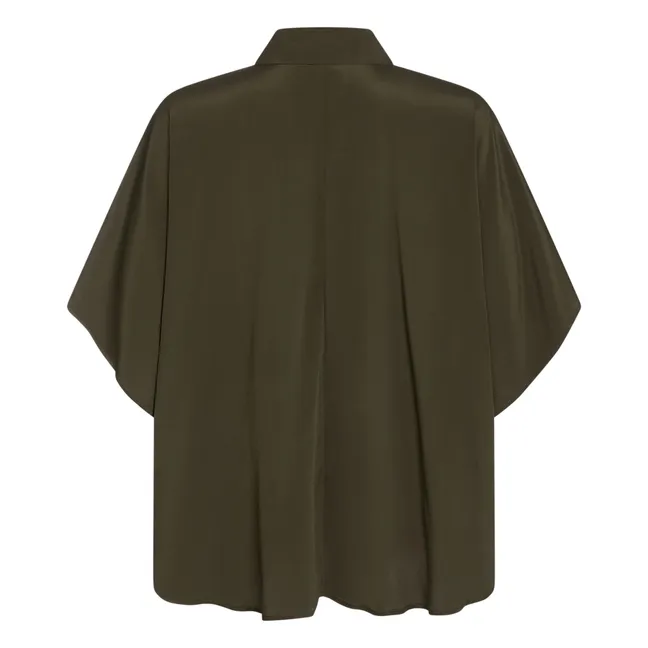 Chemise Brooklin Métallisée | Vert foncé