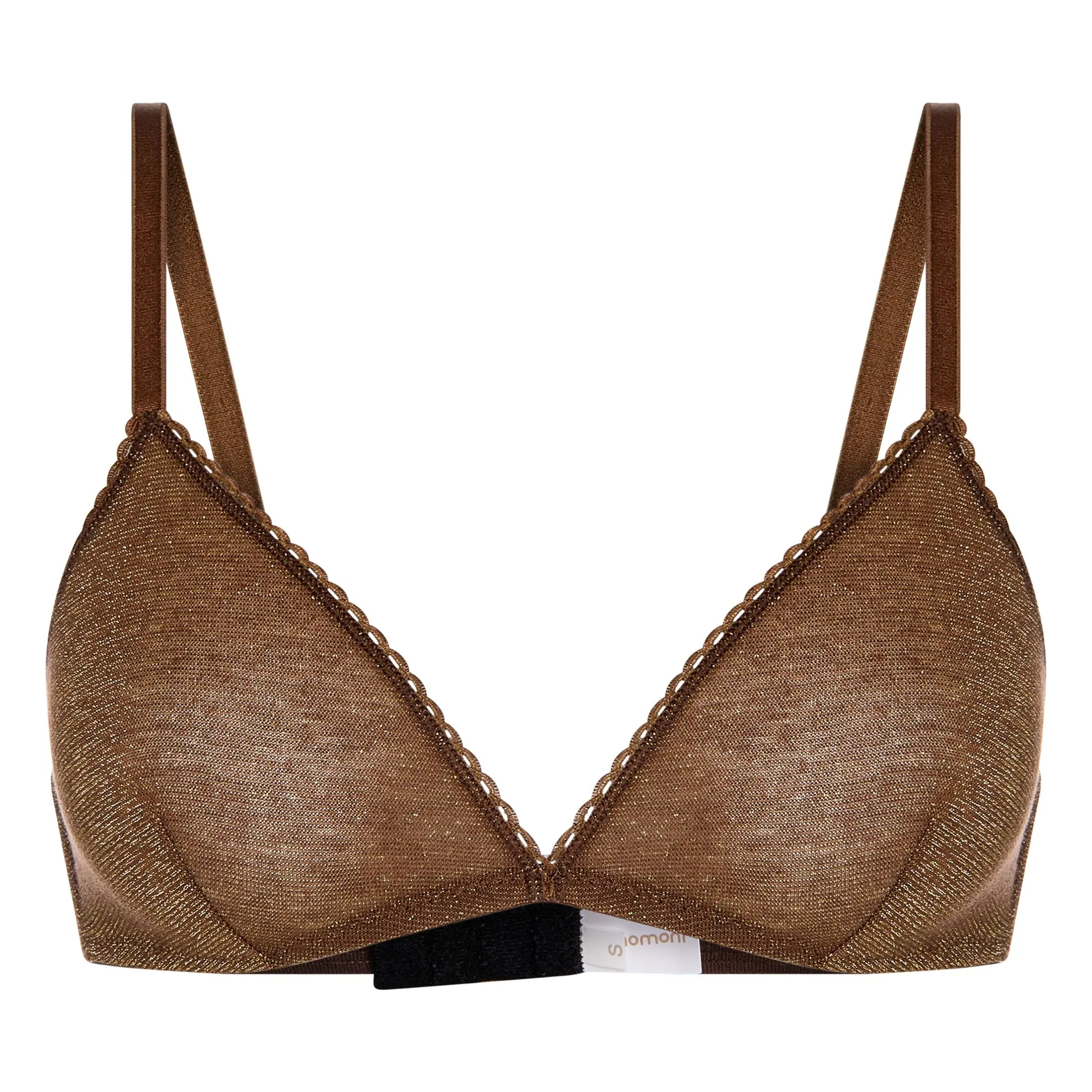Momoni Tabacco Amethist Metallic Bra