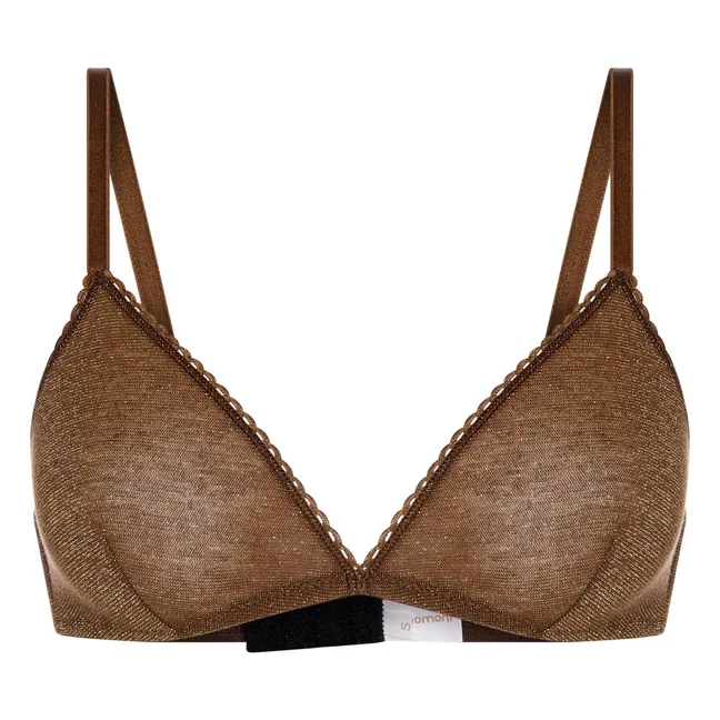 Amethist Metallic Bra | Tabacco