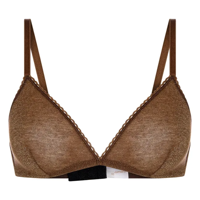 Soutien-gorge Amethist Métallisé | Tabac